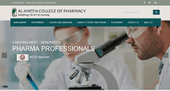 Desktop Screenshot of alameenpharmacy.edu