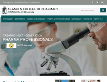 Tablet Screenshot of alameenpharmacy.edu